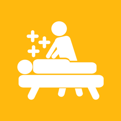 Chiropractic treatment icon